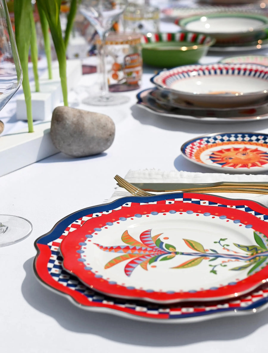 Dessert Plate Palm - Dolce Vita