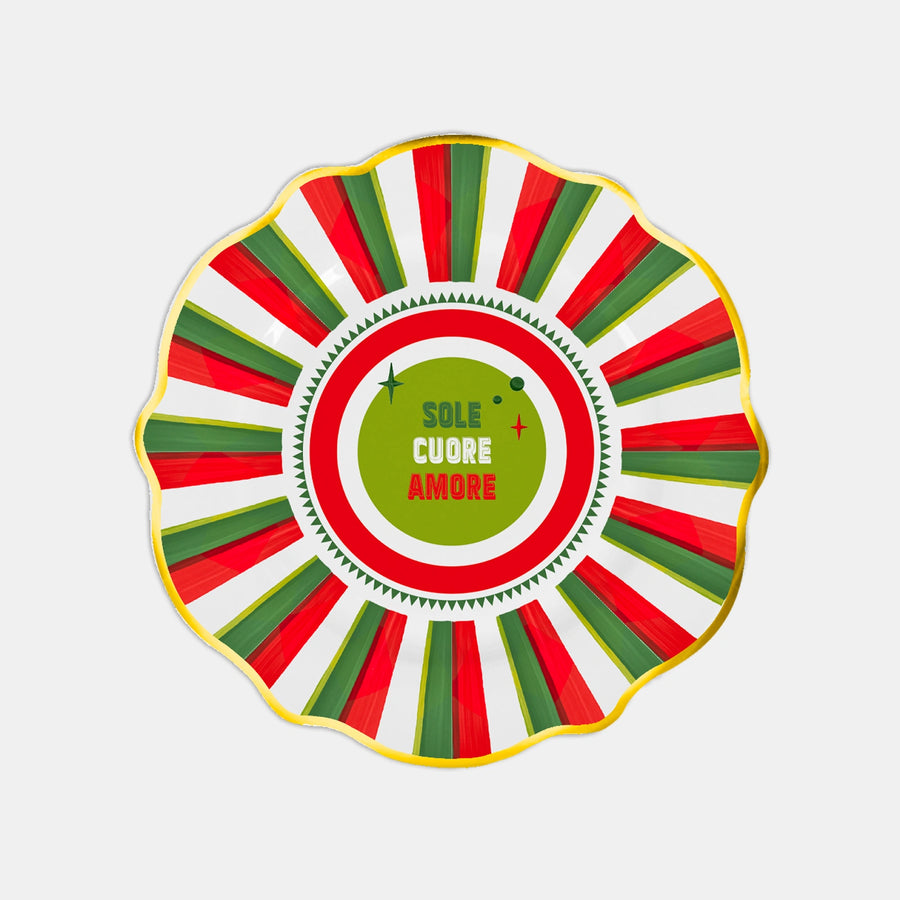 Dessert Plate Sole Cuore Amore - Dolce Vita