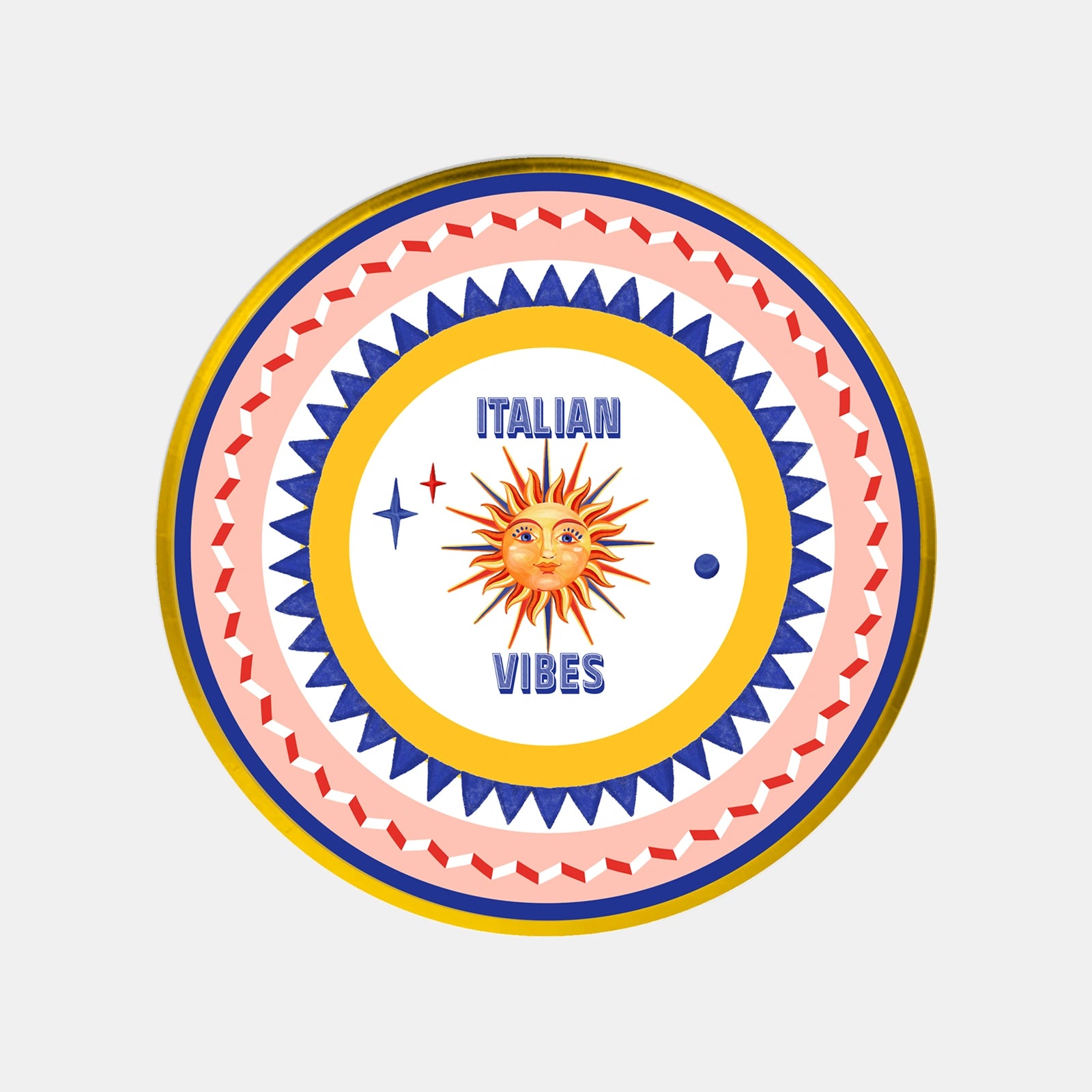 Bread Plate Good Vibes - Dolce Vita