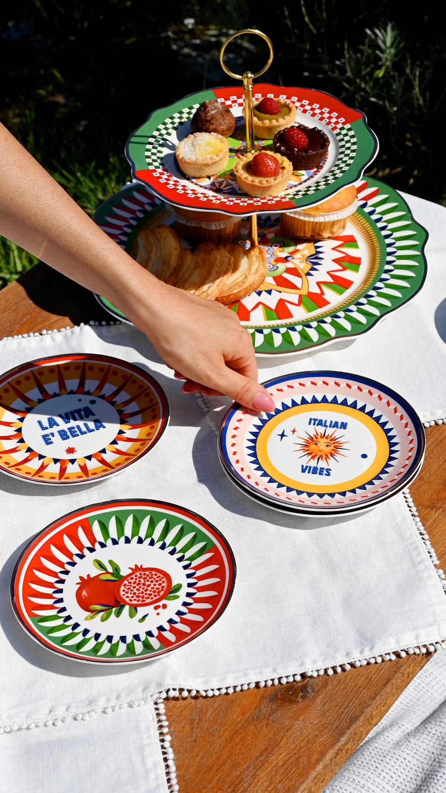 Bread Plate Good Vibes - Dolce Vita