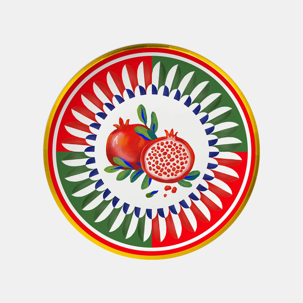 Bread Plate Pomegranate - Dolce Vita