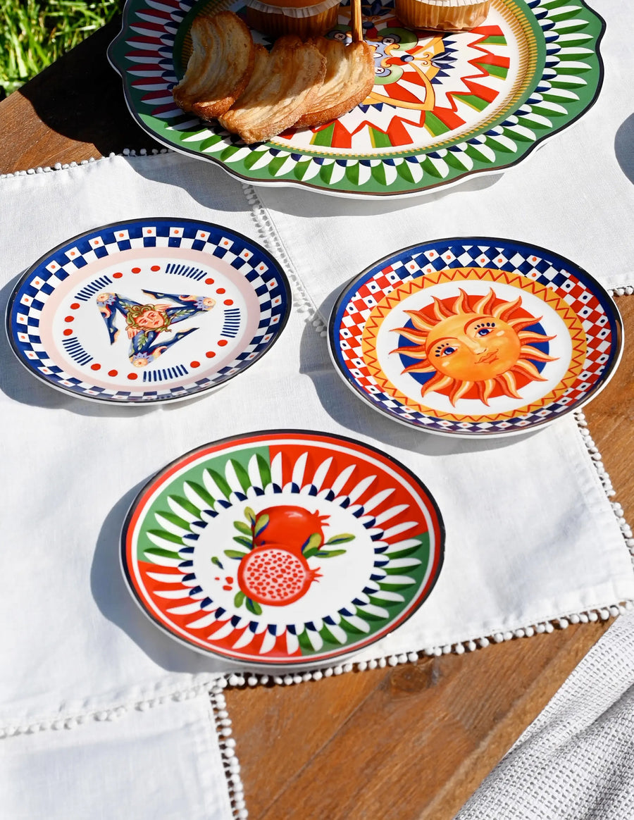 Bread Plate Pomegranate - Dolce Vita