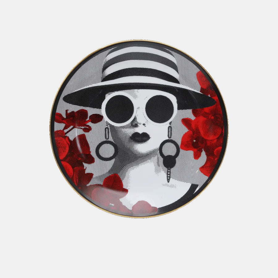 Plate Mrs. White / Mr. Black - Gli inseparabili - Amprio Milano