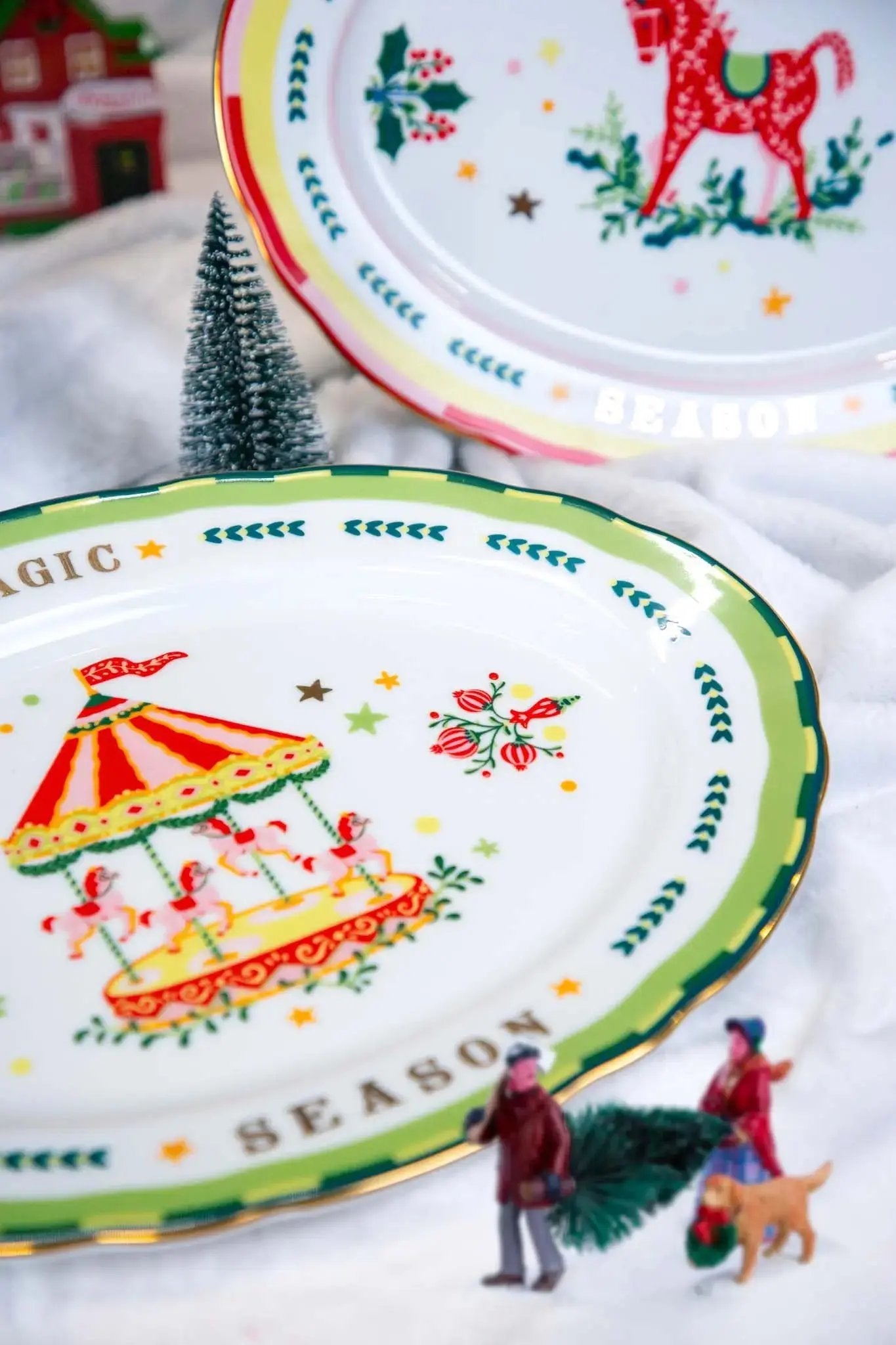 Porcelain Dinner Set for 6 – Mamma Mia Xmas – Amprio Milano