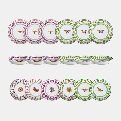 Porcelain Dinner Set for 6 – Amazonia Collection Amprio Milano