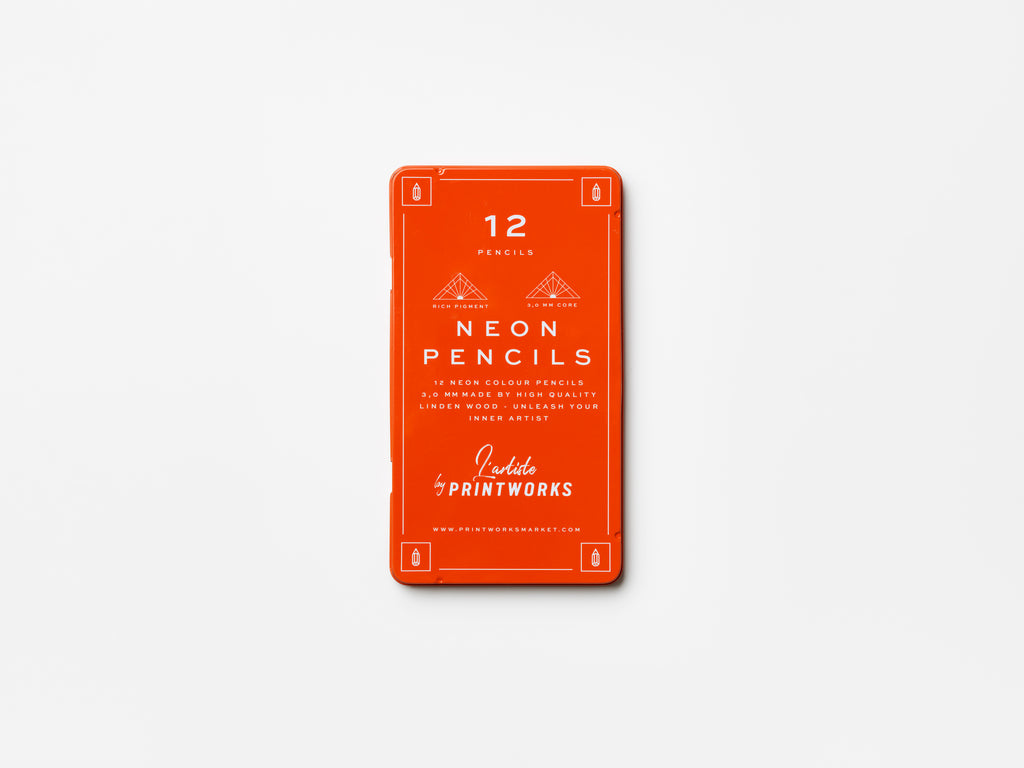 12 Colour pencils - Neon Amprio Milano
