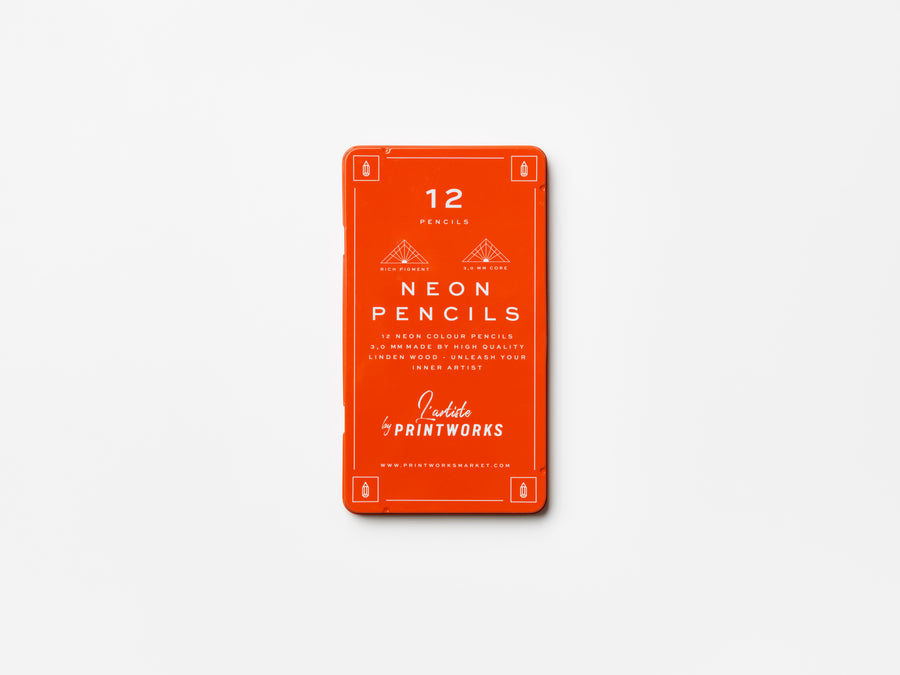 12 Colour pencils - Neon Amprio Milano