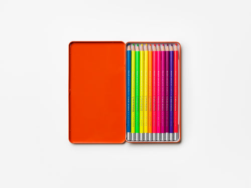 12 Colour pencils - Neon Amprio Milano