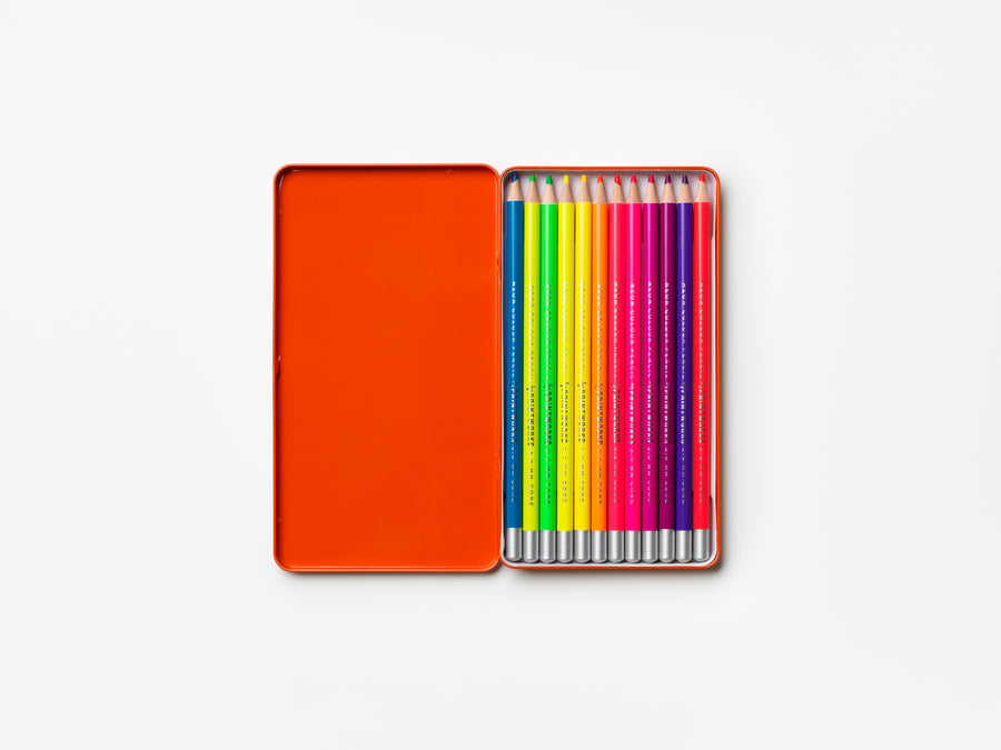 12 Colour pencils - Neon Amprio Milano