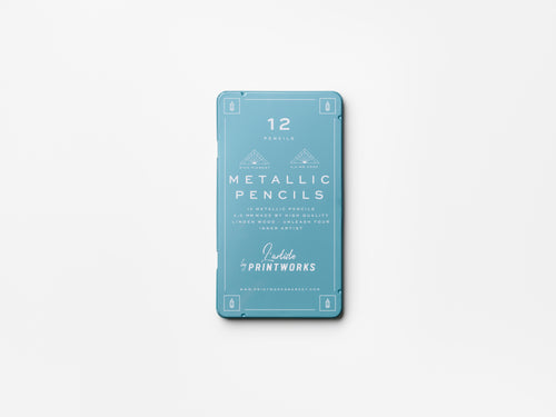 12 Colour pencils - Metallic Amprio Milano