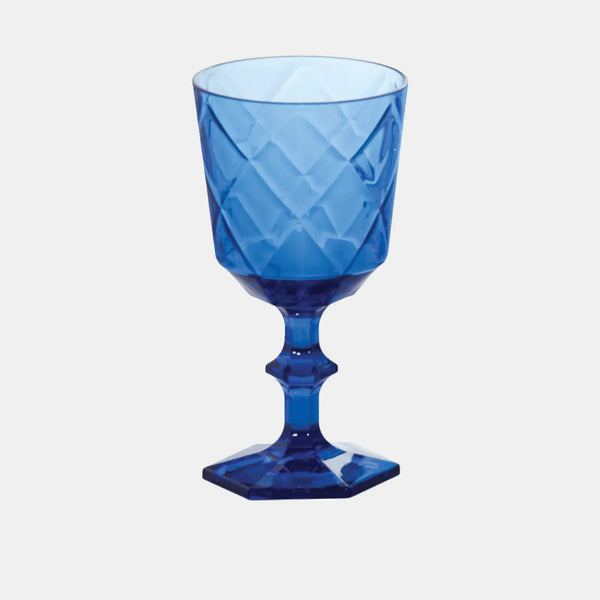 Wine Glass - Cheers Blue