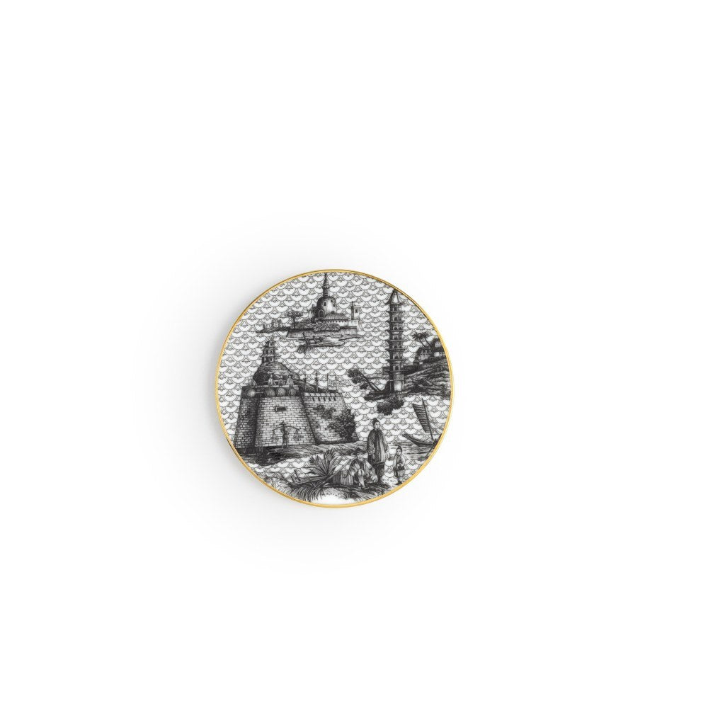 Set of 2 Glass Coaster Oriental Dream - Souvenir de Voyage (SG1000050)