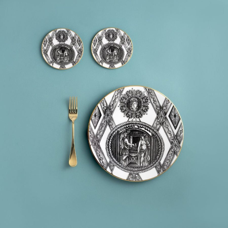Set of 2 Glass Coaster Hellenic - Souvenir de Voyage (SG1000054) #2