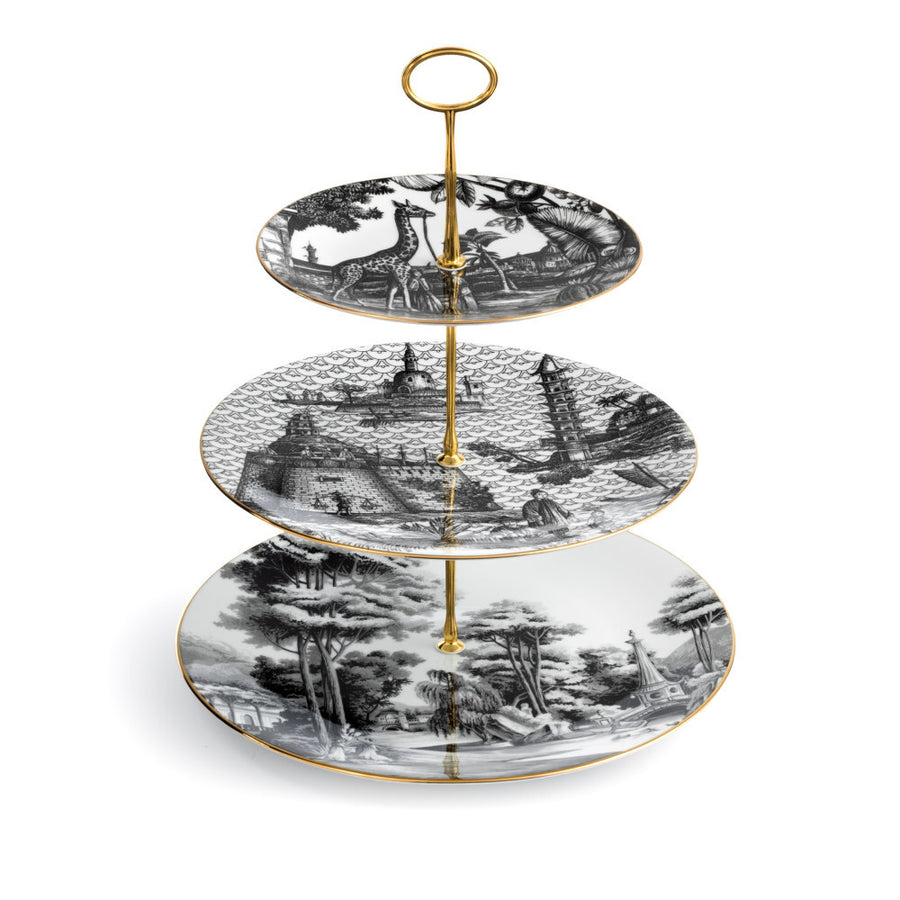 3-Tier Cake Stand - Souvenir de Voyage (SG1000180)