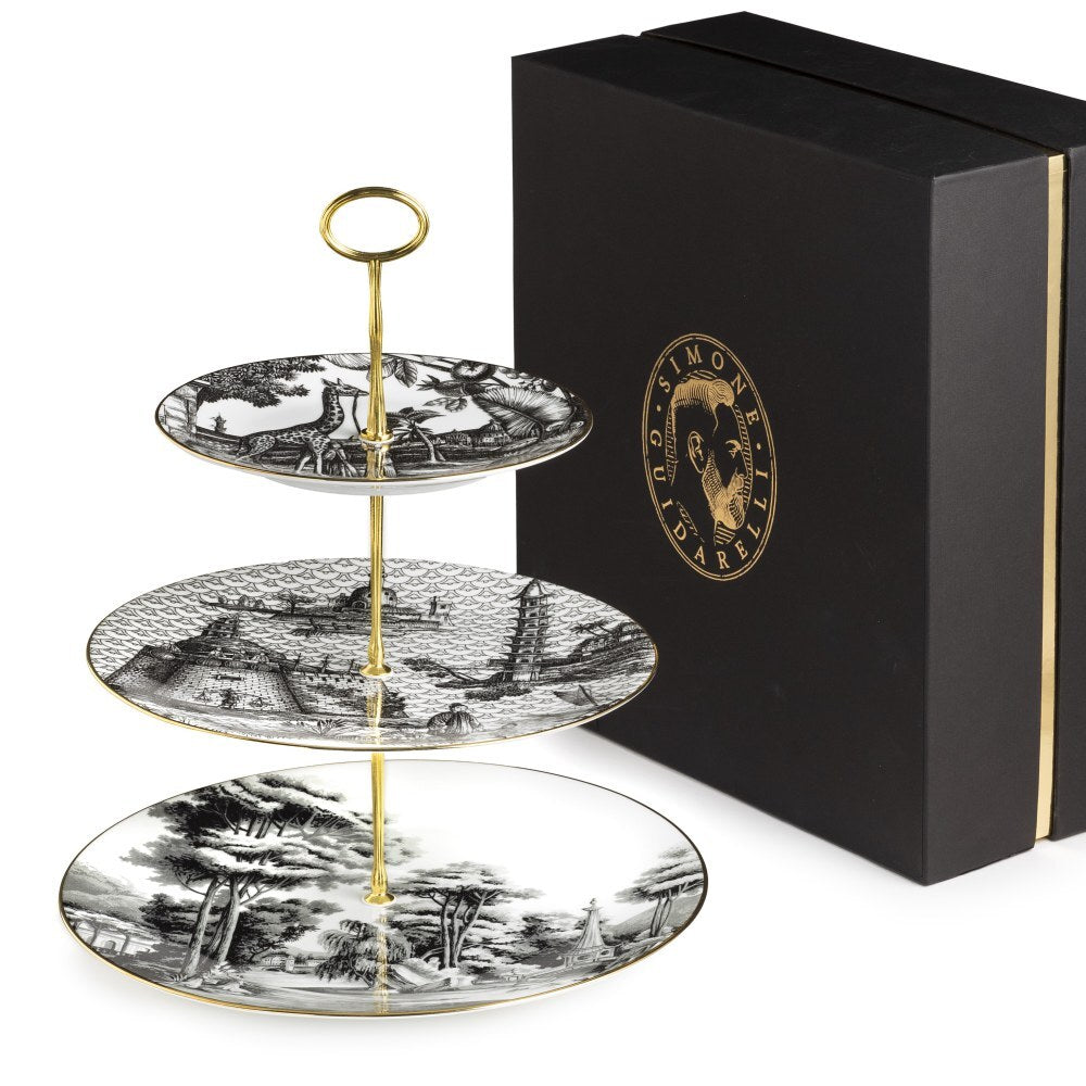 3-Tier Cake Stand - Souvenir de Voyage (SG1000180) #2