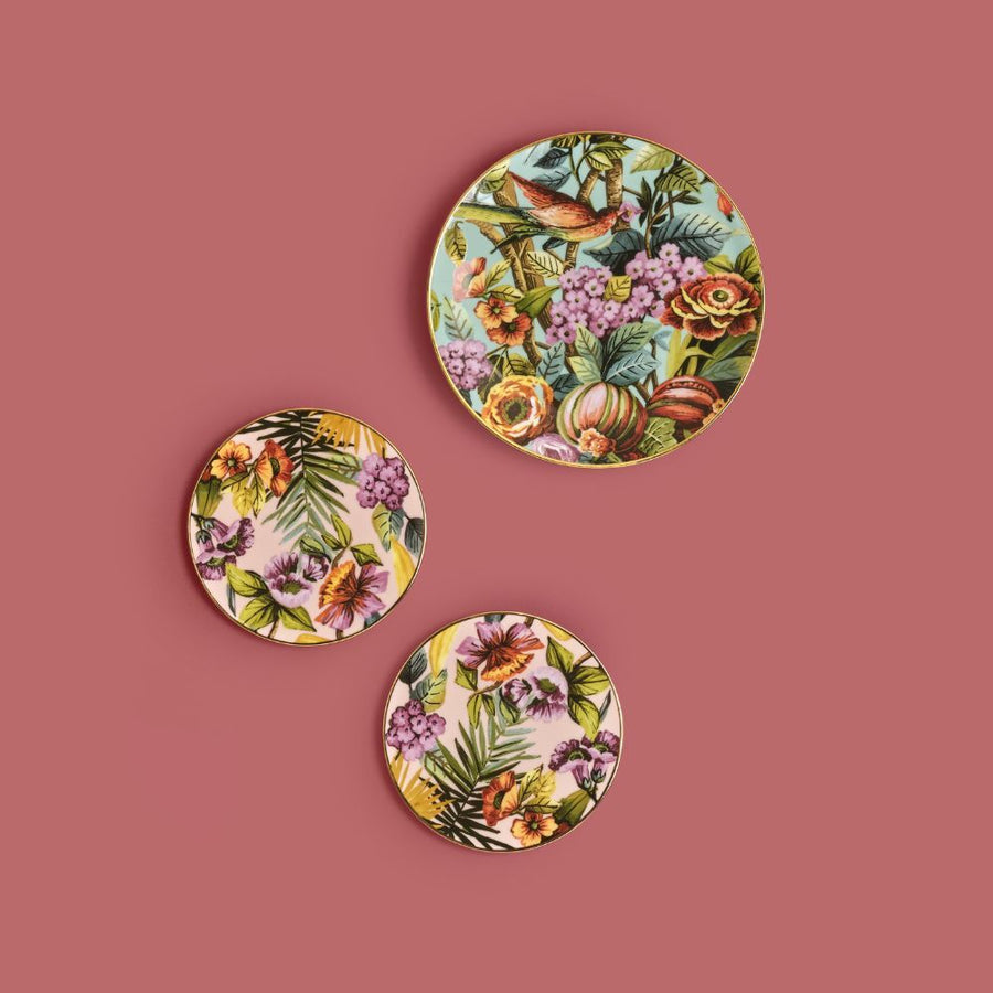 Set of 2 Glass Coaster Rose - Exotic Jungle (SG2000053) #3