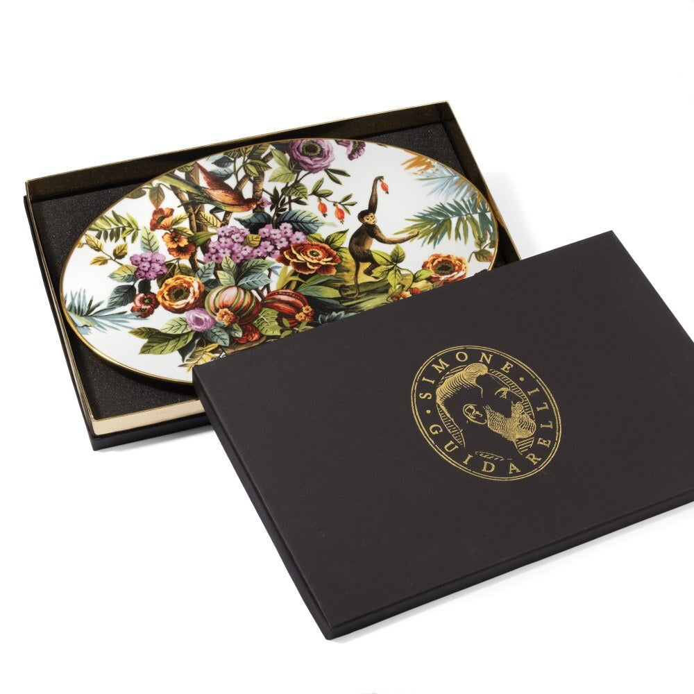 Oval Plate White - Exotic Jungle (SG2000060) #1