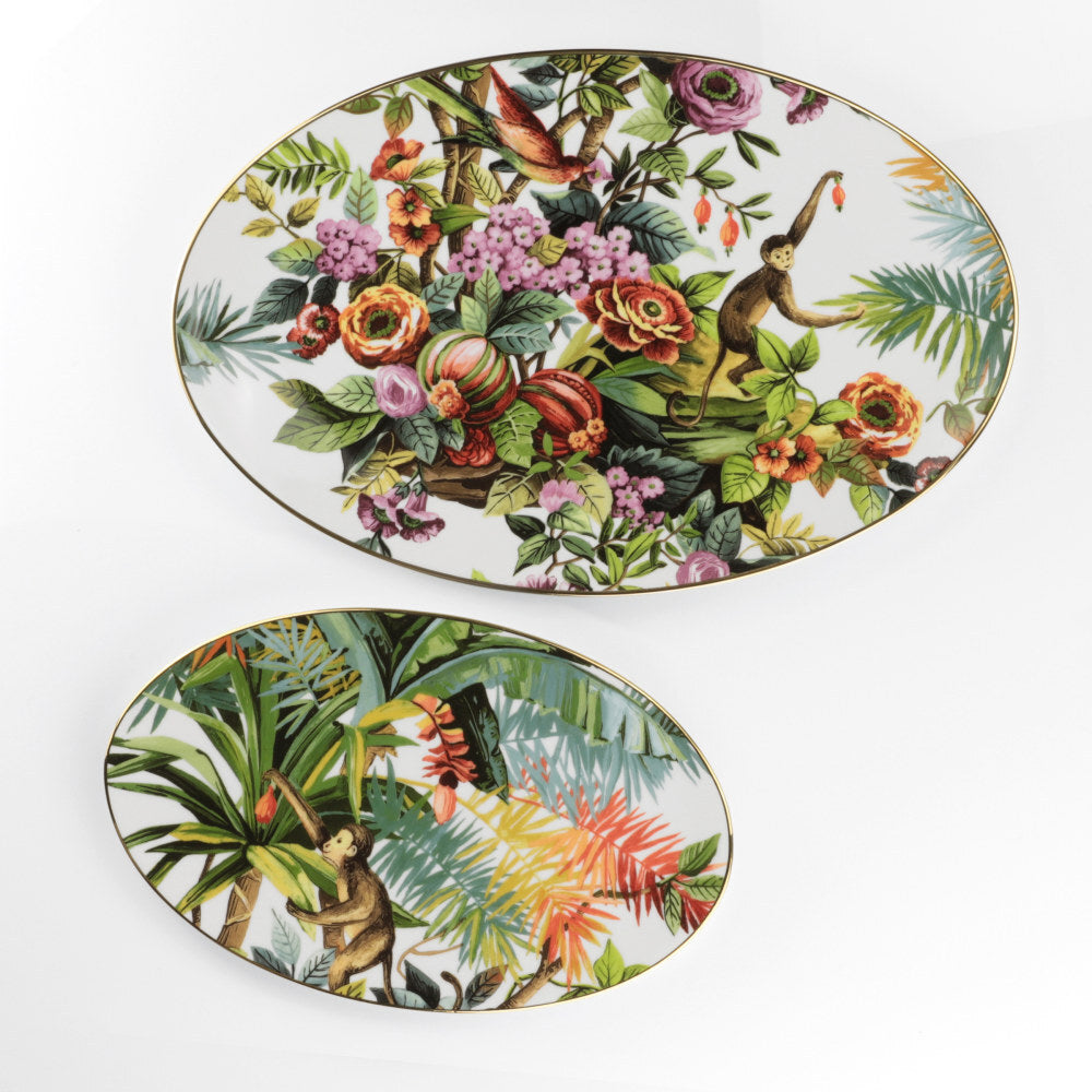 Oval Plate White - Exotic Jungle (SG2000061) #2
