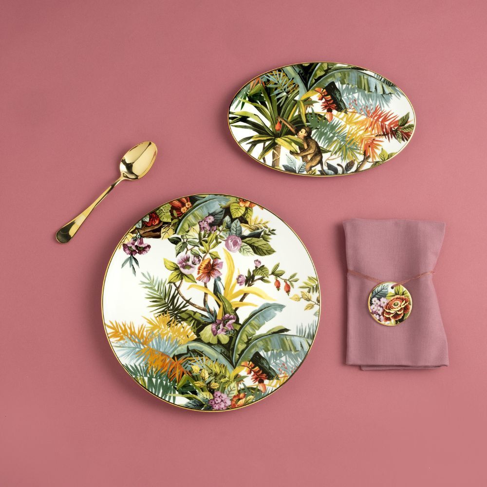 Oval Plate White - Exotic Jungle (SG2000061) #3