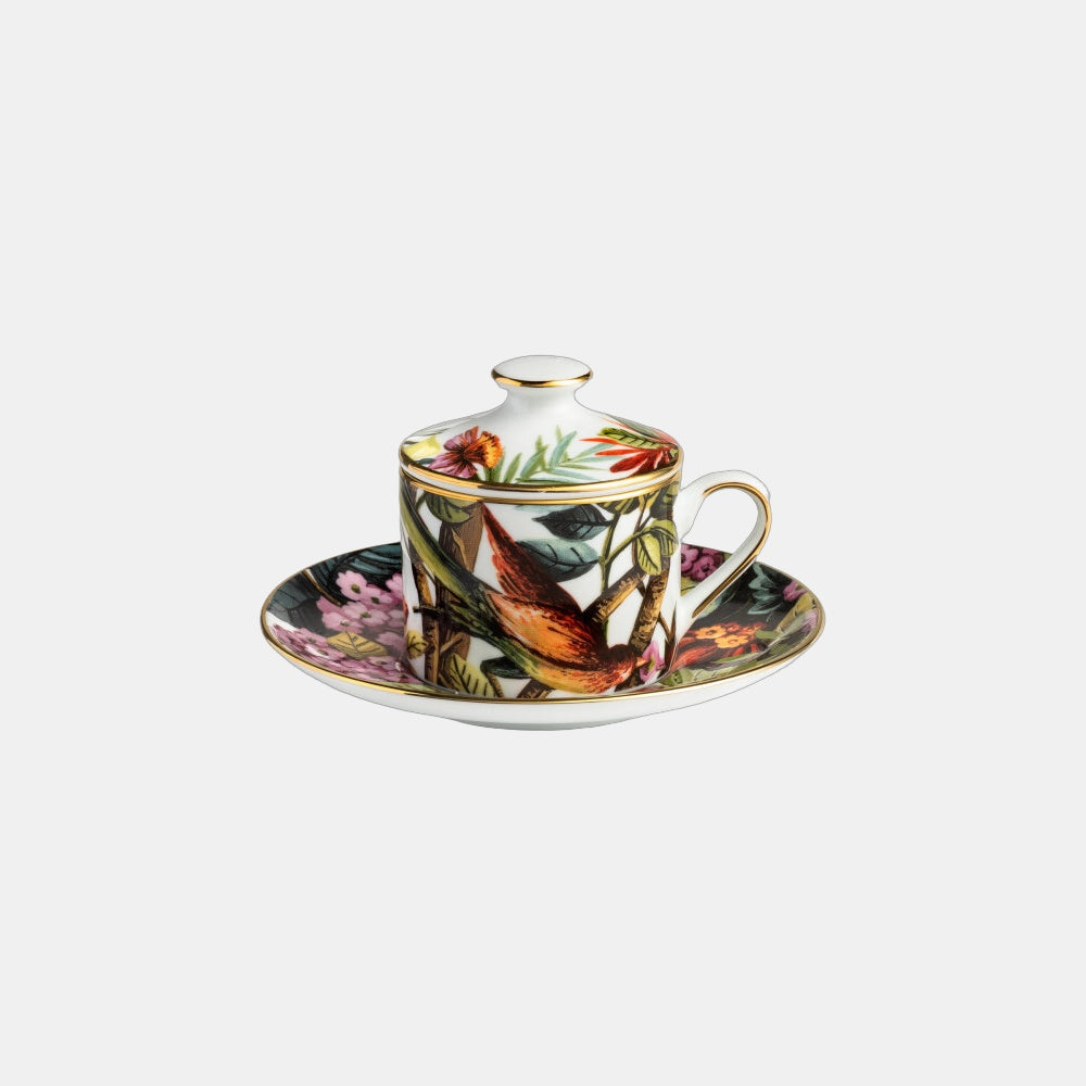 Tea Cup & Saucer - Set of 2 - Exotic Jungle (SG2000080)