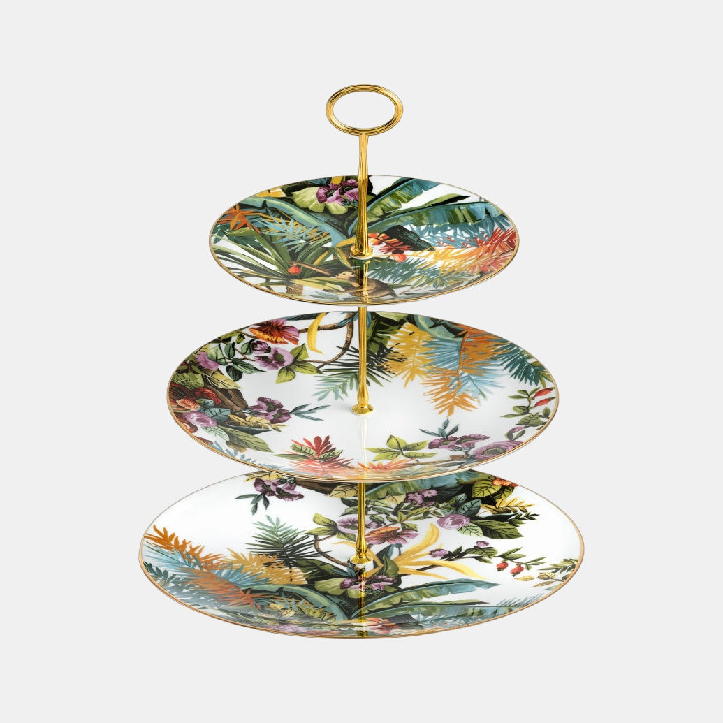 3-Tier Cake Stand - Exotic Jungle (SG2000170)