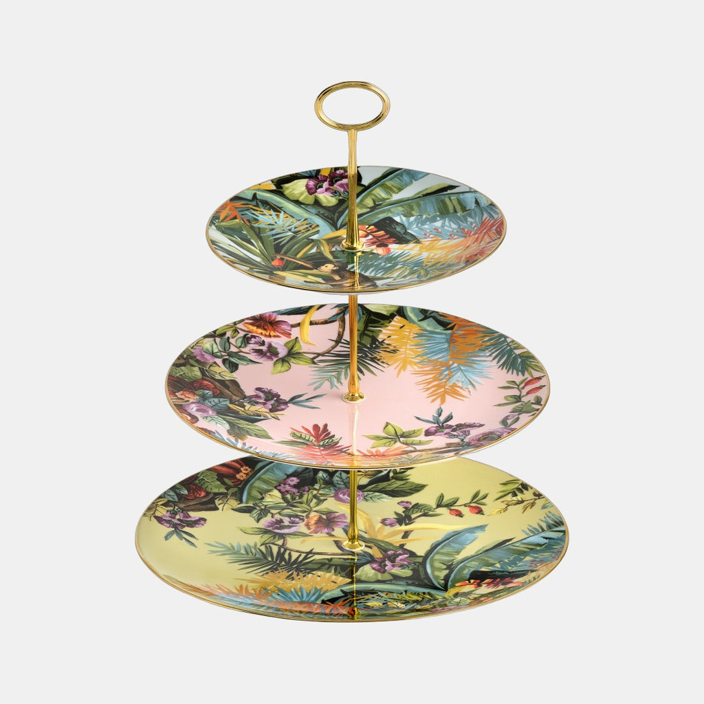 3-Tier Cake Stand - Exotic Jungle (SG2000171)
