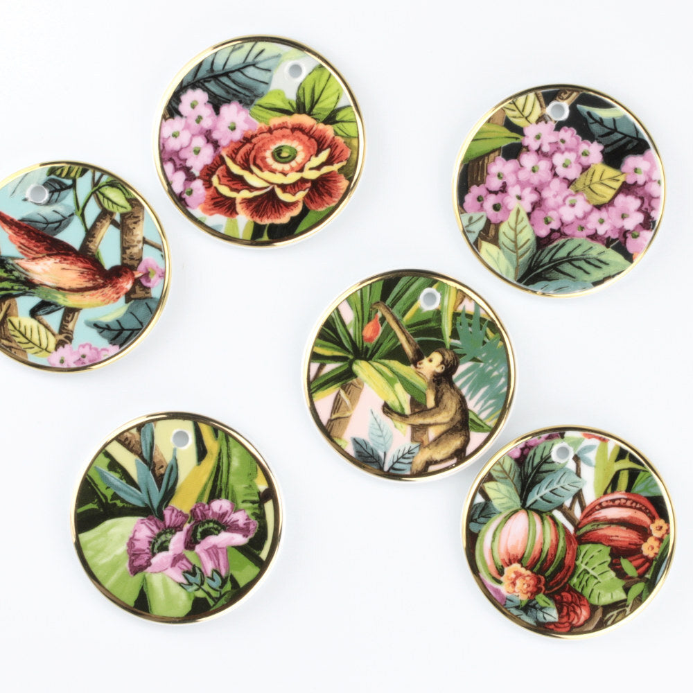 Set of 2 Place Card White - Exotic Jungle (SG2000180) #2