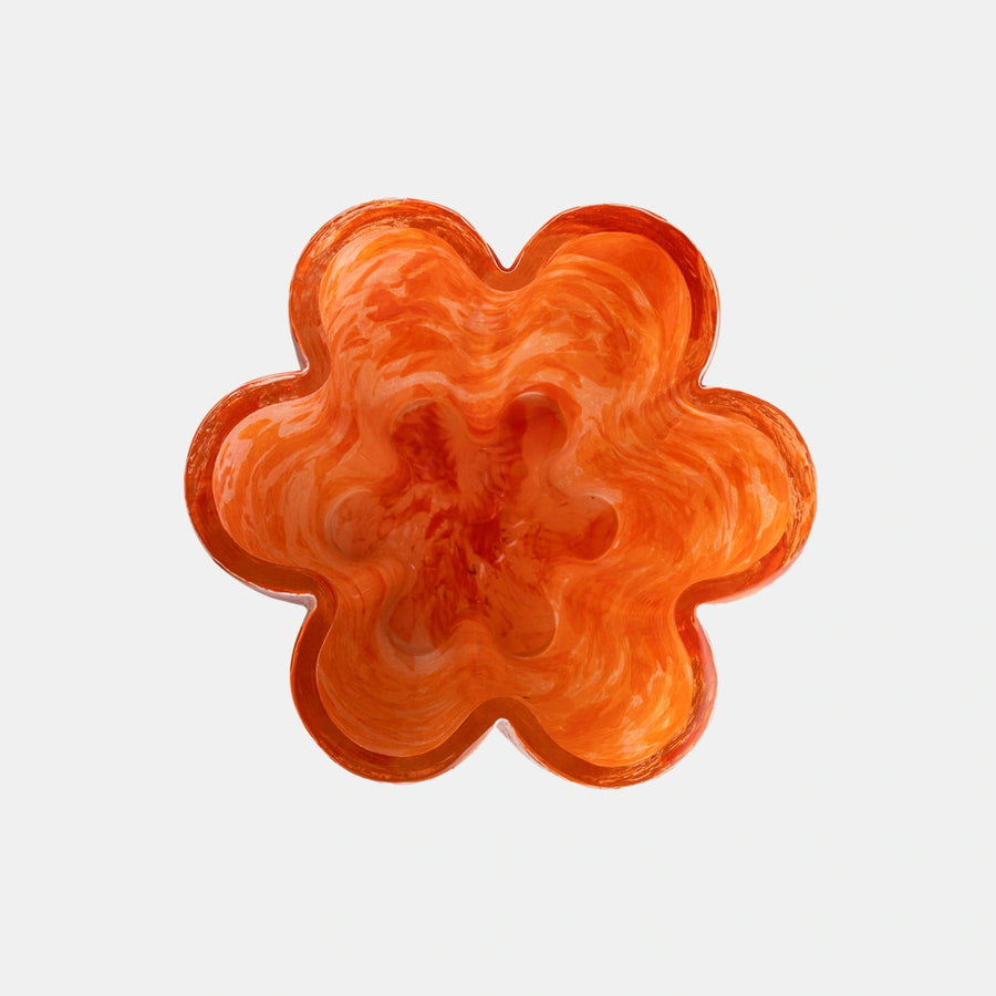 Orange Bucket Vase - Stories of Italy