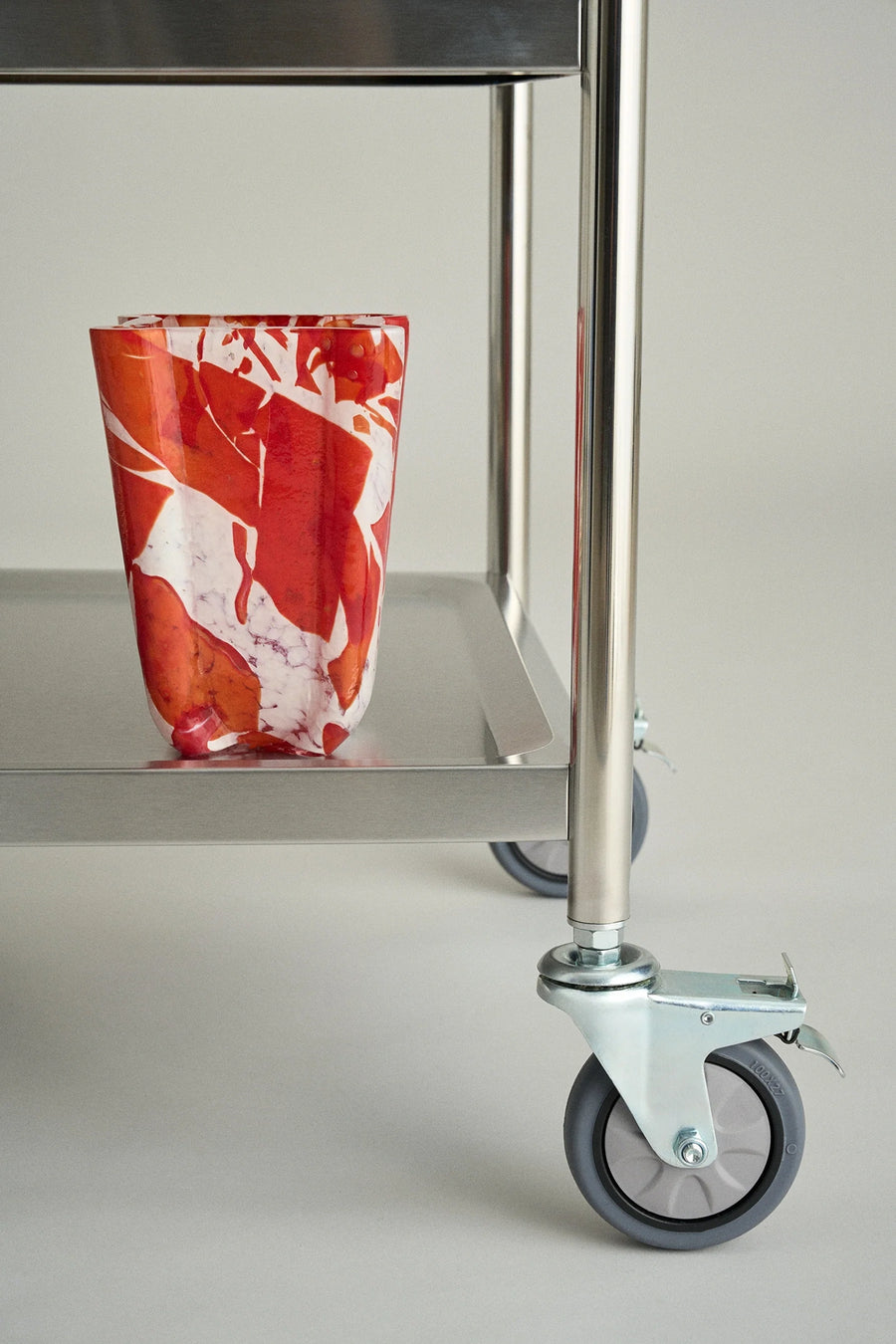 Red Bucket Vase - Stories of Italy