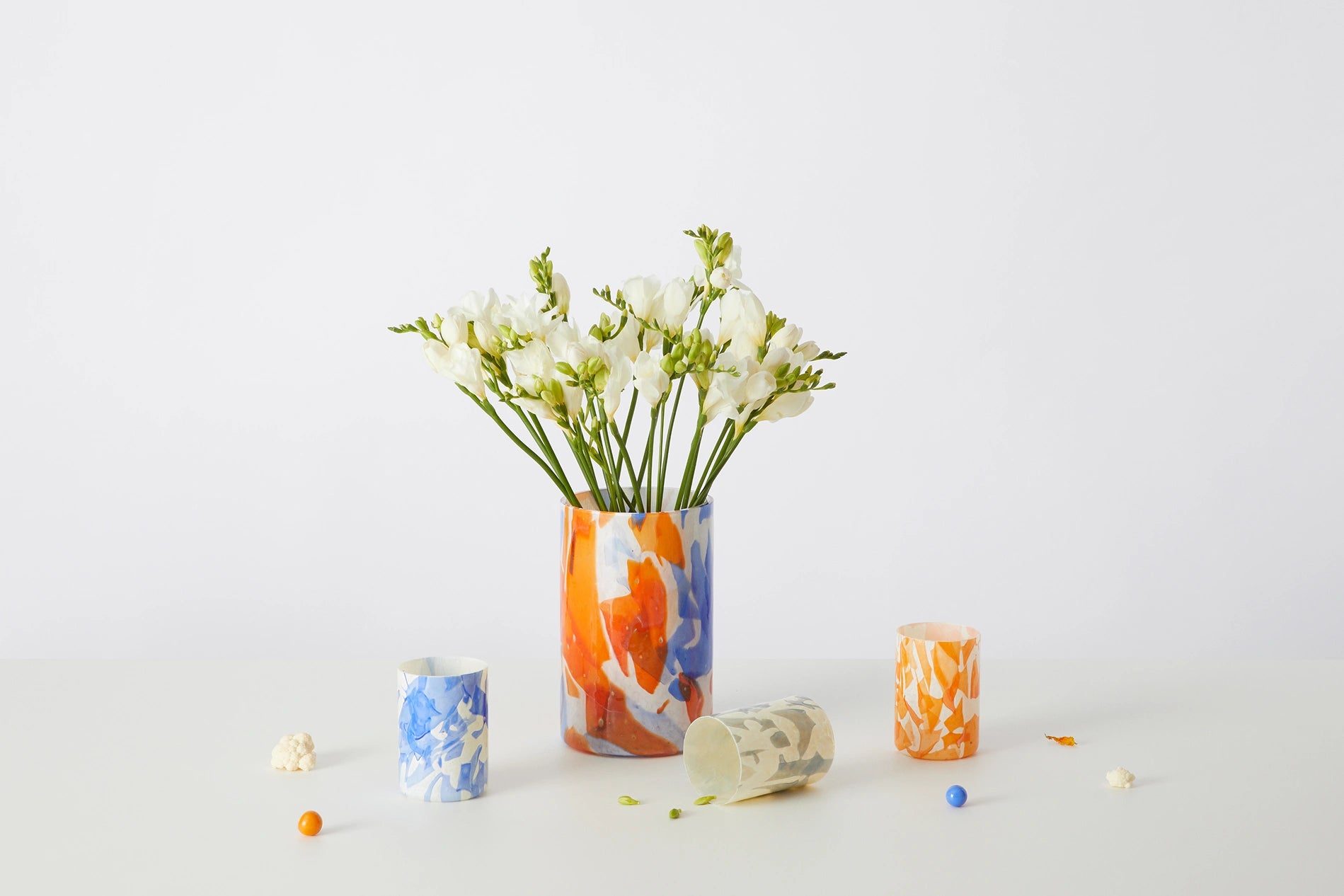 Summer Tall Vase - Stories of Italy