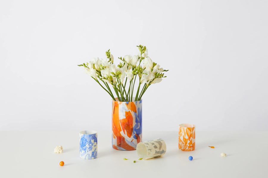 Summer Tall Vase - Stories of Italy