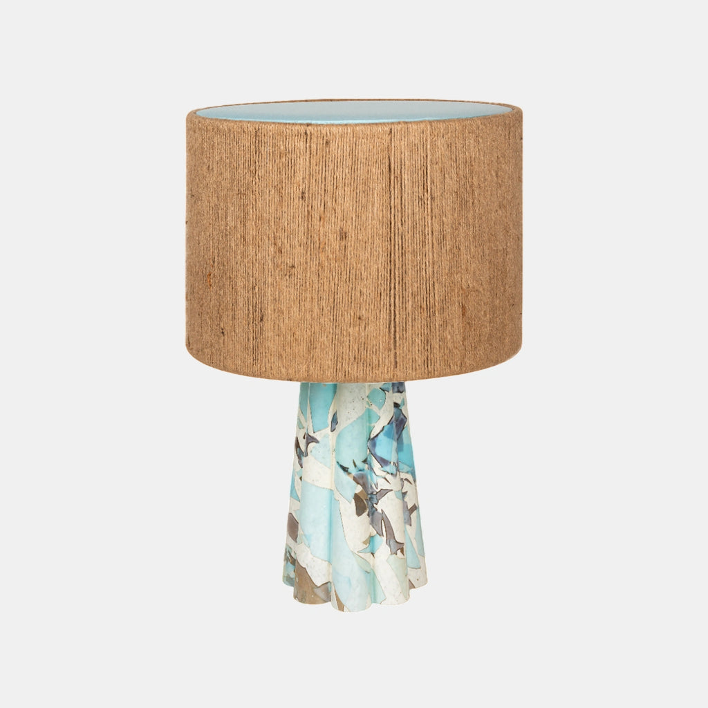 Aquamarine Bucket Lamp / Rope - Stories of Italy