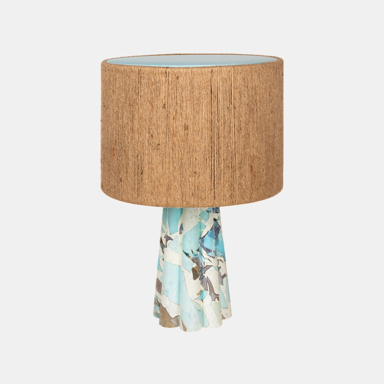 Aquamarine Bucket Lamp / Rope - Stories of Italy