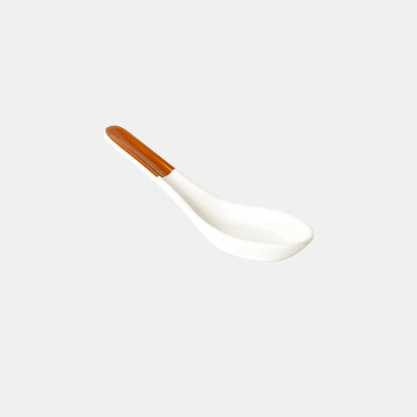 Melamine Spoon - Cosmopolitan White