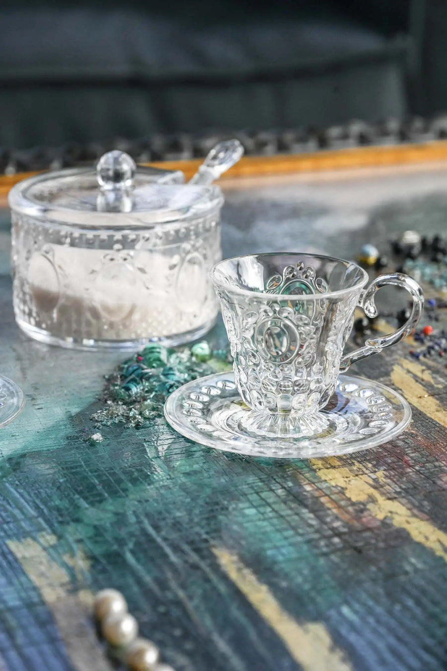Set 2 Coffee Cup & Saucer - Baroque & Rock - Amprio Milano