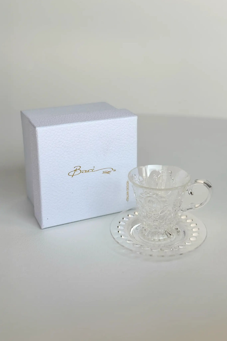Set 2 Coffee Cup & Saucer - Baroque & Rock - Amprio Milano