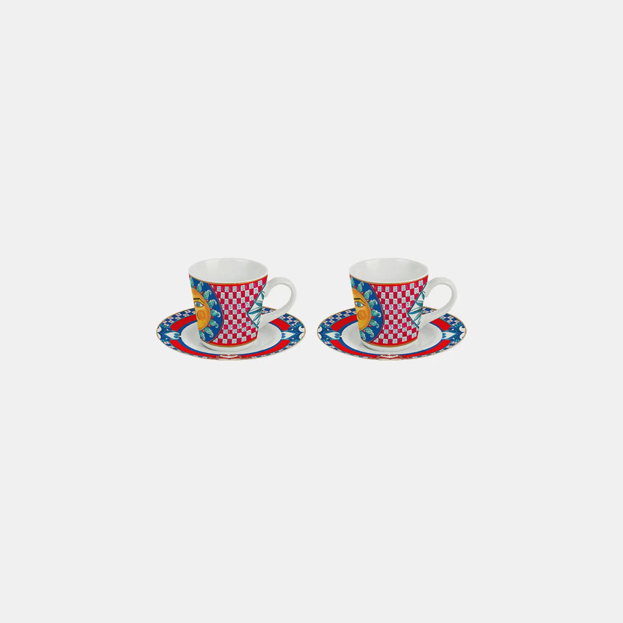 Set 2 Coffee Cups – Sole Mio – Amprio Milano