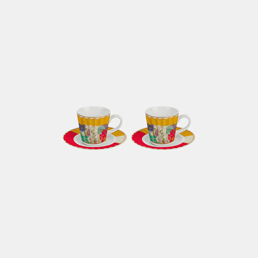 Set 2 Coffee Cups – Ventagli – Amprio Milano