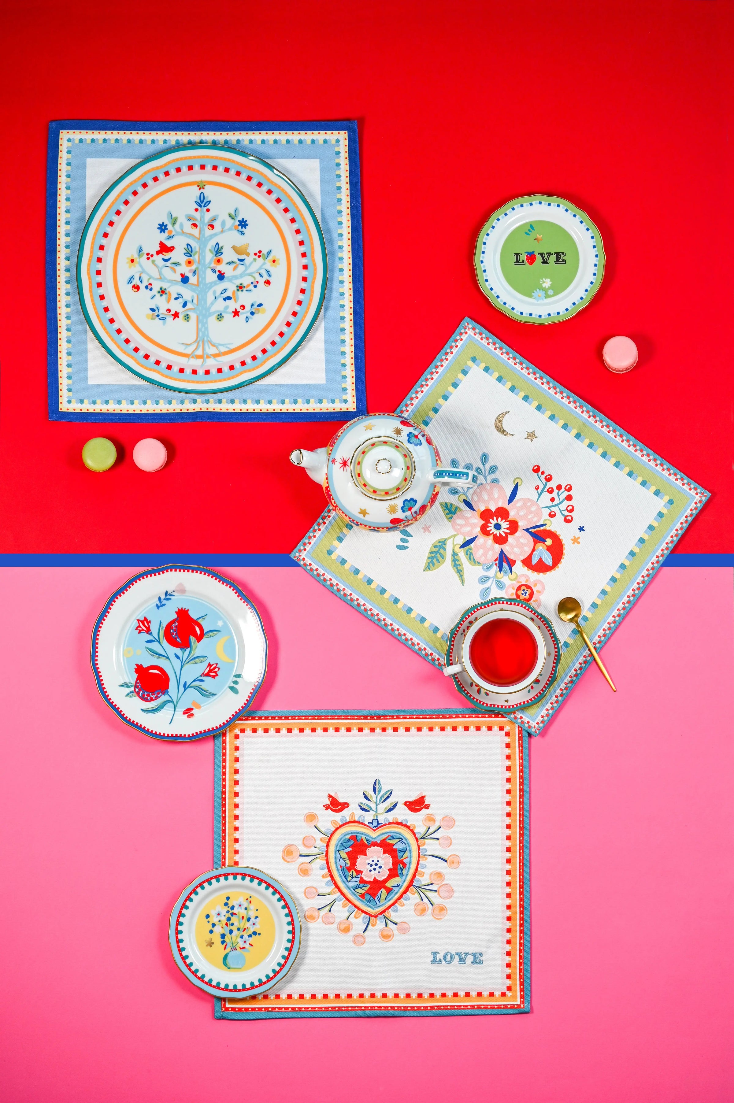 Set 2 Tea Cups - Mamma Mia - Amprio Milano