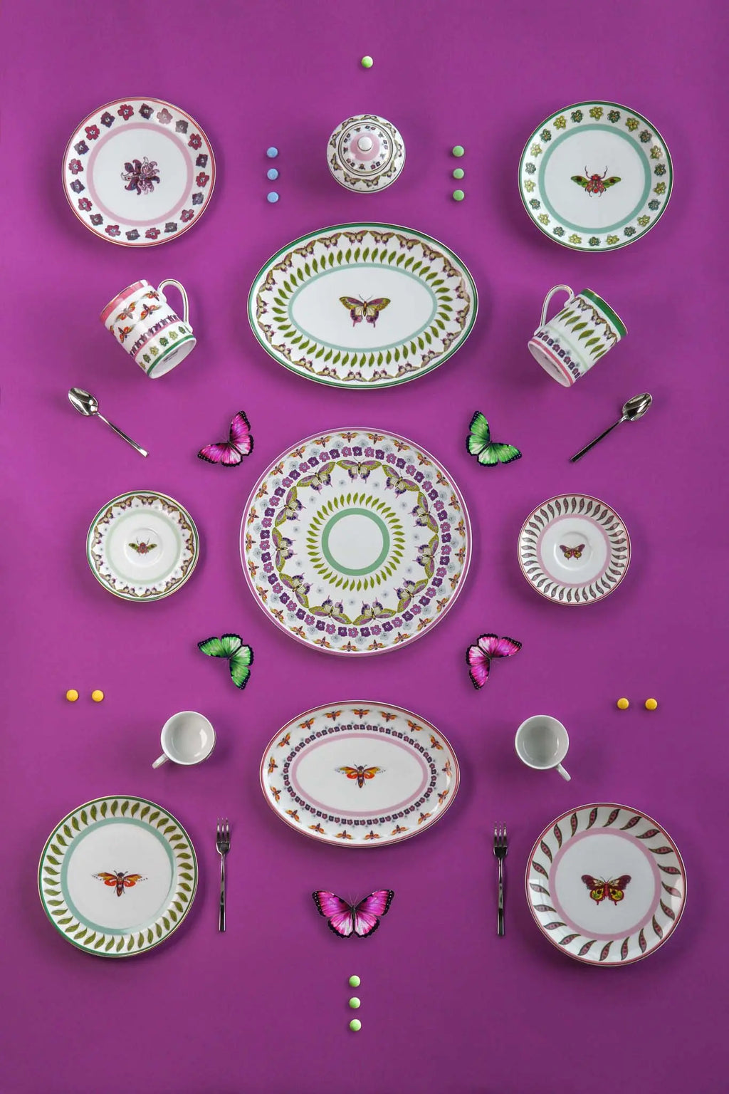 Set 6 Dessert Plates – Amazzonia – Amprio Milano