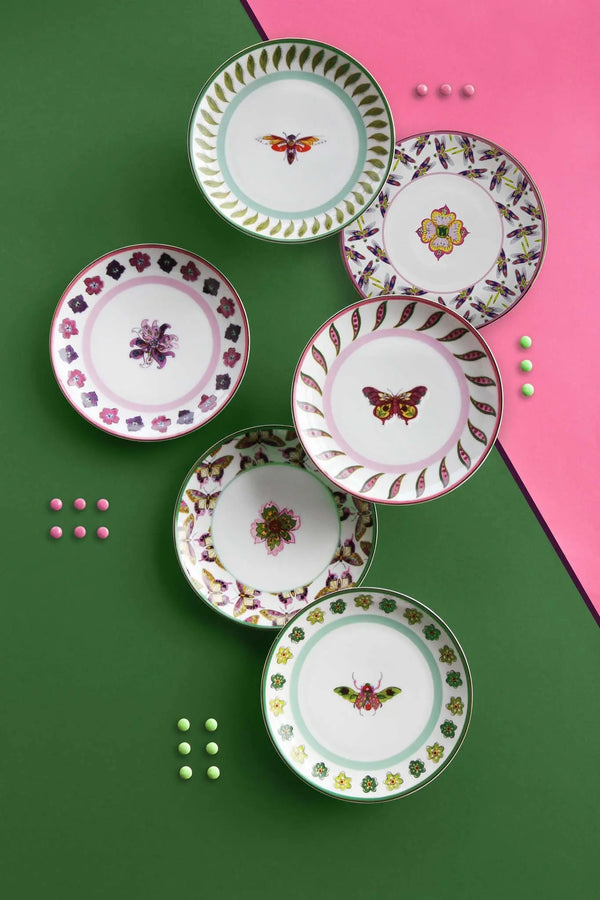 Set 6 Dessert Plates – Amazzonia – Amprio Milano