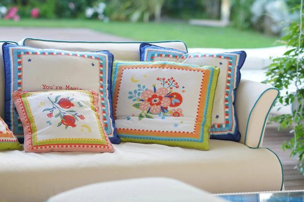 Embroidered Cushion - Mamma Mia Amprio Milano