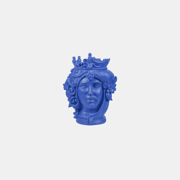 Small Double Face Sculpture – Teste Matte