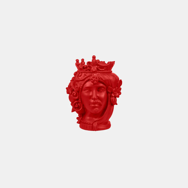 Small Double Face Sculpture – Teste Matte