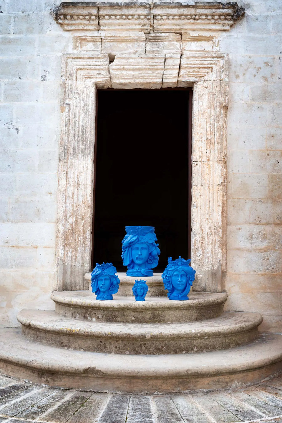 Small Double Face Sculpture – Teste Matte – Amprio Milano