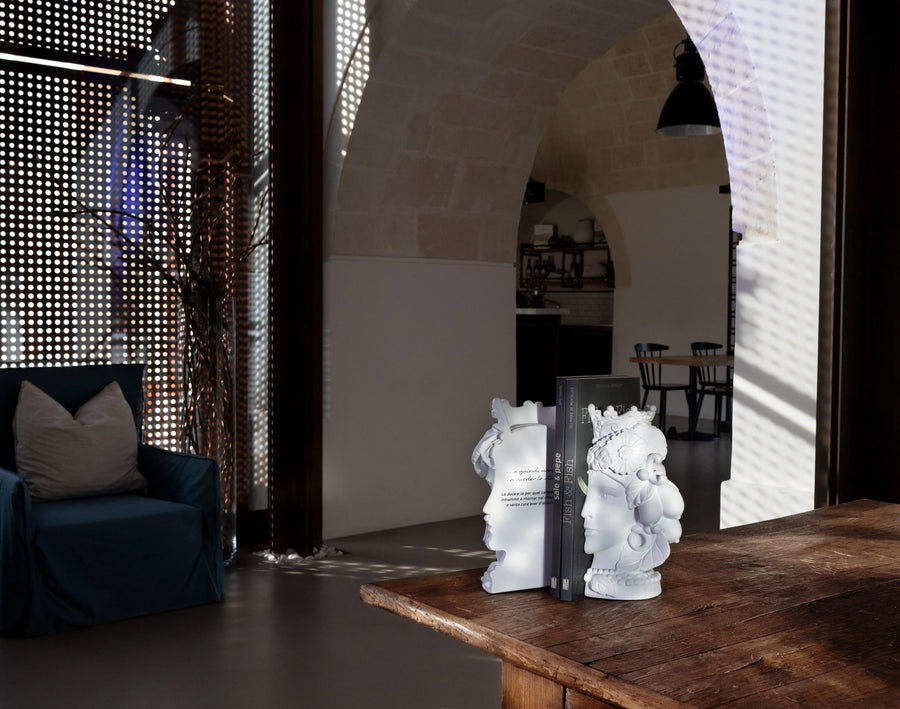 Teste Matte Double Face Sculpture - Amprio Milano