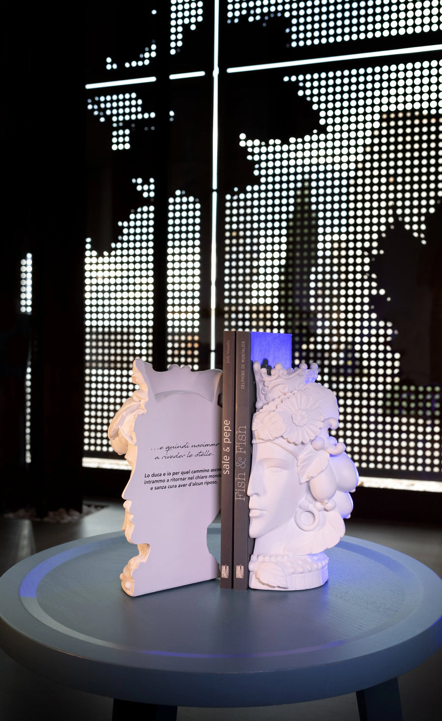 Teste Matte Double Face Sculpture - Amprio Milano