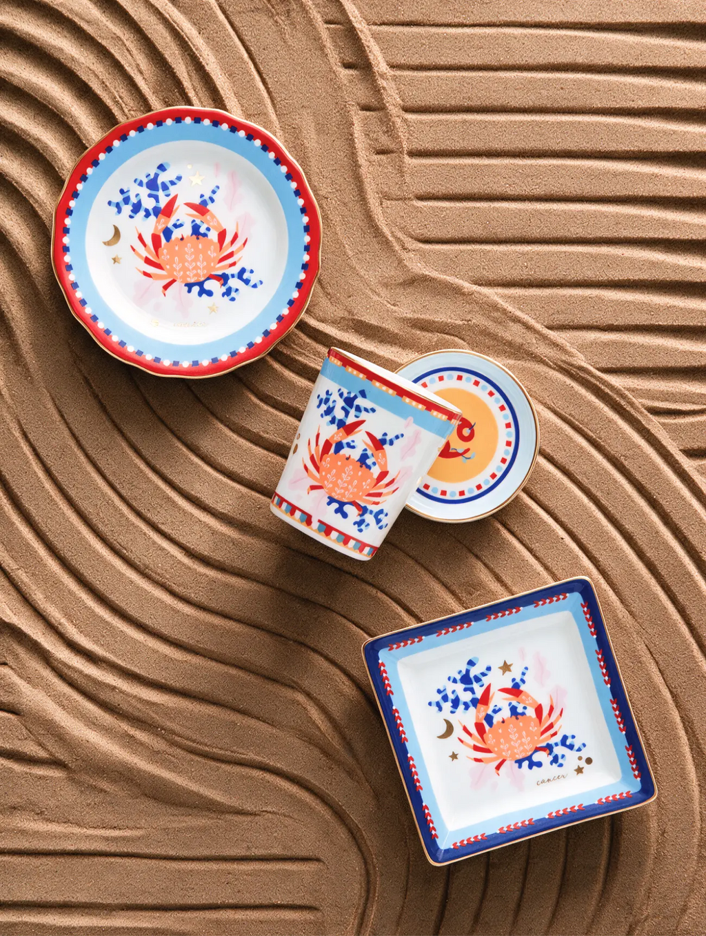Cancer 3-Piece Gift Set — Zodiac Vibe — sand