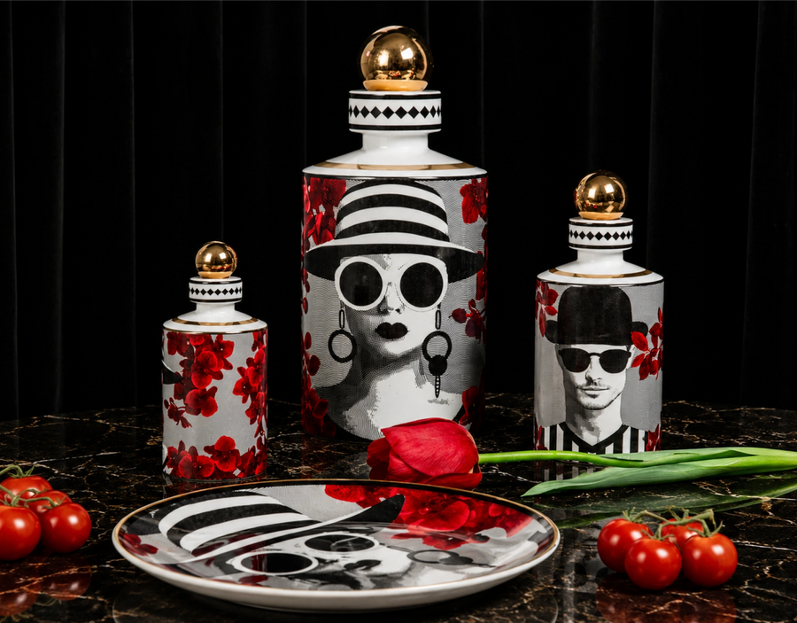 24 Pieces Table & Décor Set for 6 — Gli Inseparabili