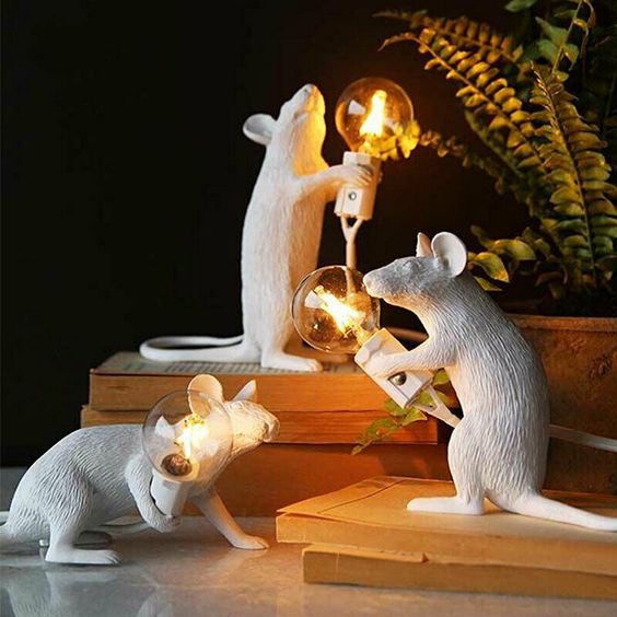Mouse Lamp Mac Sitting Seletti